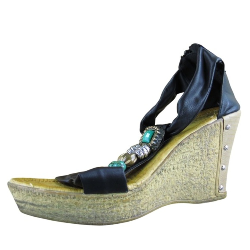 Spring Step Women Pegasus T-Strap Black Synthetic Sz‎ 41 Medium Gently Used 2025